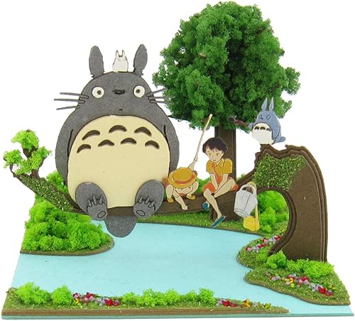 Mei and Satsuki y Totoro Studio Ghibli Mini Mp07-05 (artesanía de papel)