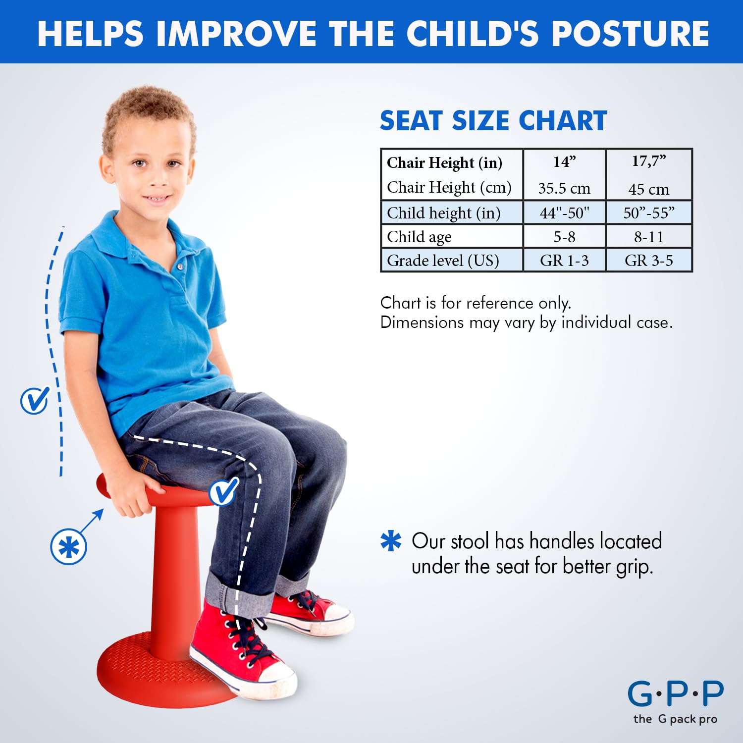 Focus Stool Active Stool For ADHD ActiveChairs Wobble Stool For Kids – Flexible ...