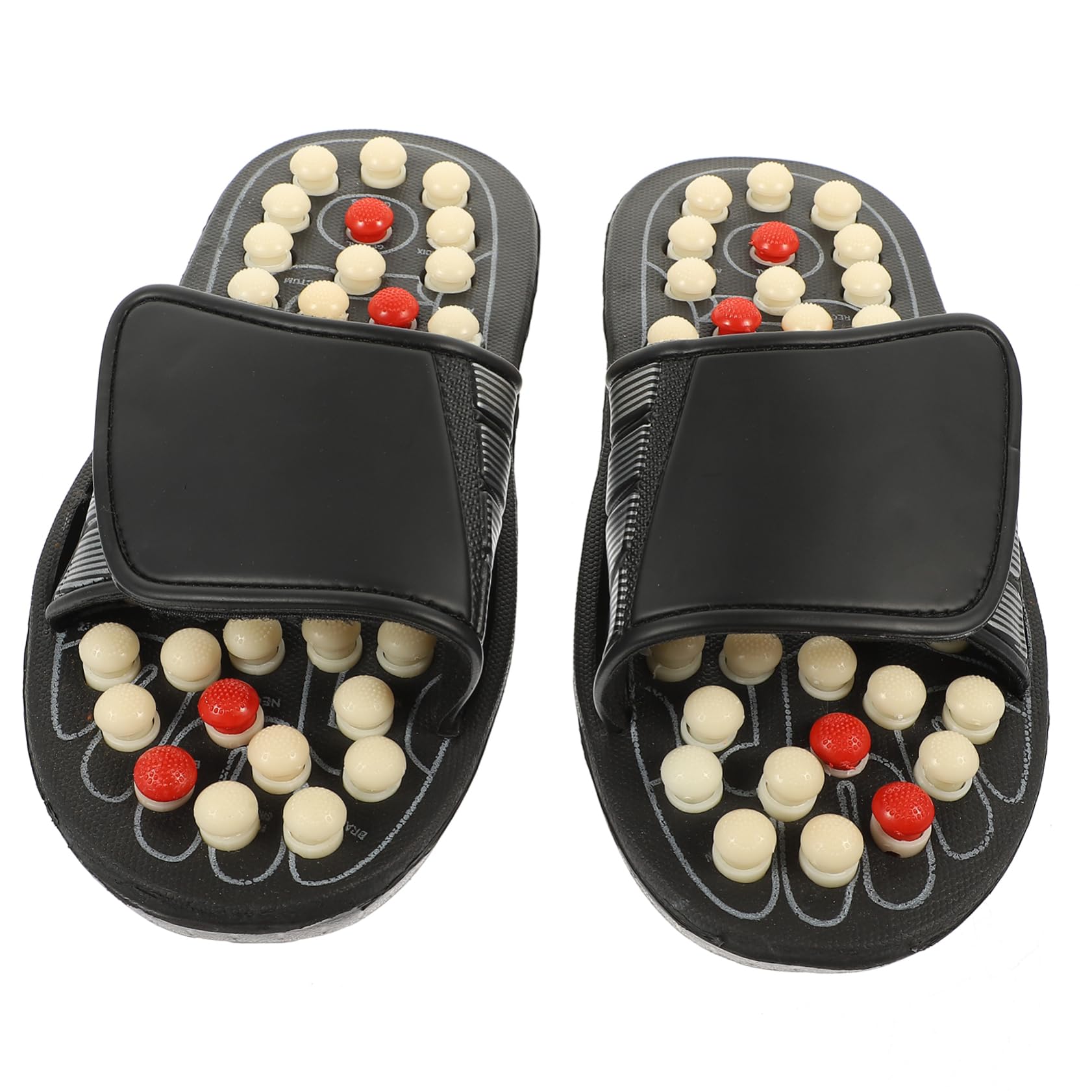 Akupunktur Massage Slipper zur Fußpflege Pu und Eva Material Entspannung für Fußsohle Fördert Blutzirkulation Unisex Massage Sandalen für Fußmassage