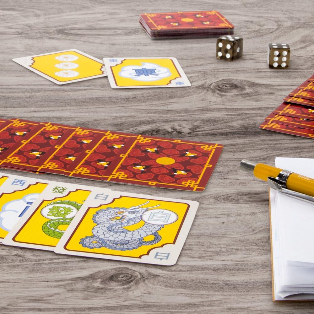 Poker Supplies Deluxe 144 Card Deck of Chinese Style Mahjong Playing Cards - The Portable Way to Play Mahjong!