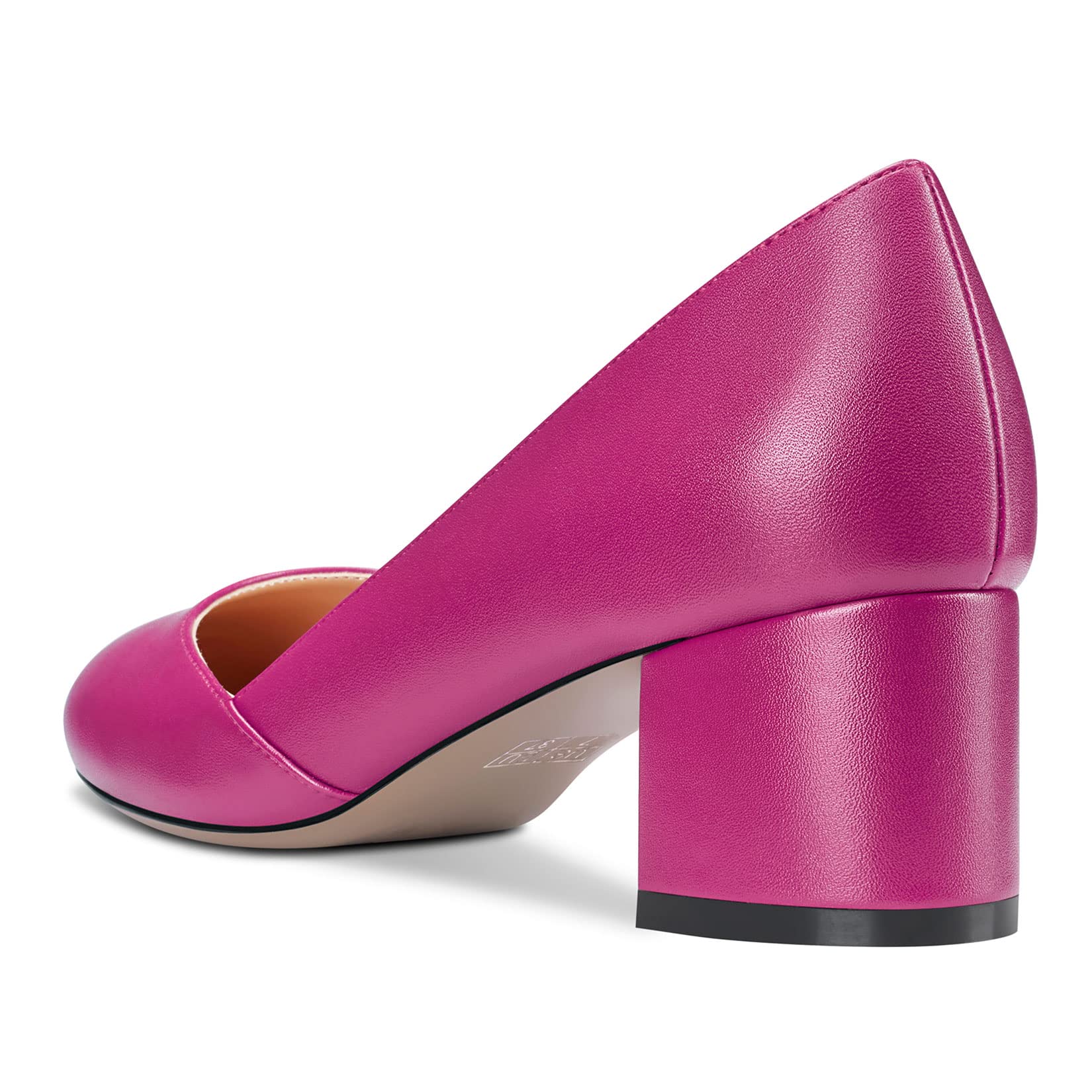 Castamere Donna Chunky Blocco Basso Tacco Heel Pumps Slip-on Classico Cute Dress 5 CM Heels Chiusa Rotonda Punta Scarpe
