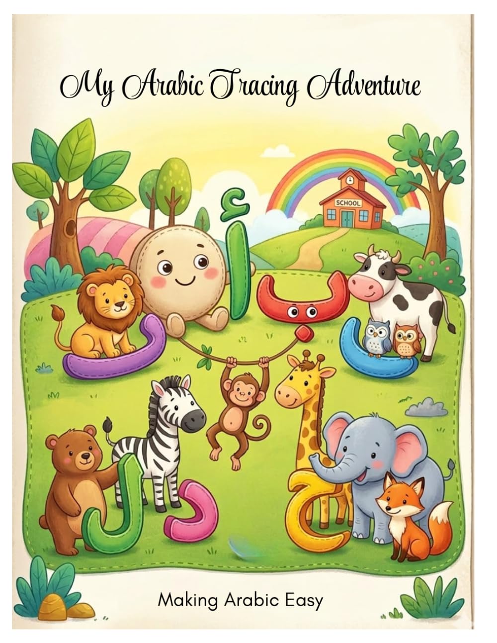 My Arabic Tracing Adventure: Beginner’s Guide to the Hijaiyah Alphabet: Trace, Write, and Learn Your First Arabic Words