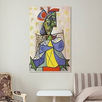 Amazon.co.jp: Pablo Picassoパブロ・ピカソ画家の作品（青と赤