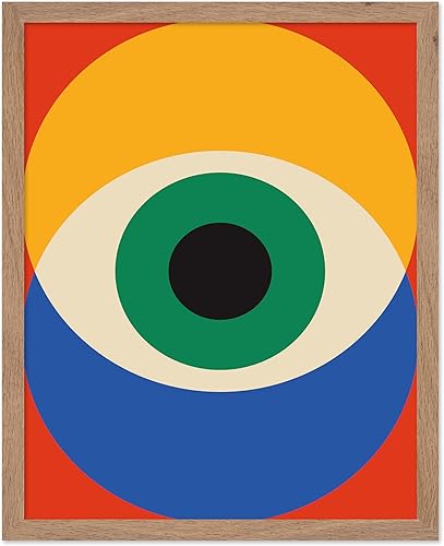 Miniatura 21 de Monem Art Bauhaus Póster – Impresión de sol de California – Arte de círculos arcoíris – Arte geométrico – Arte bohemio chic – Arte moderno de