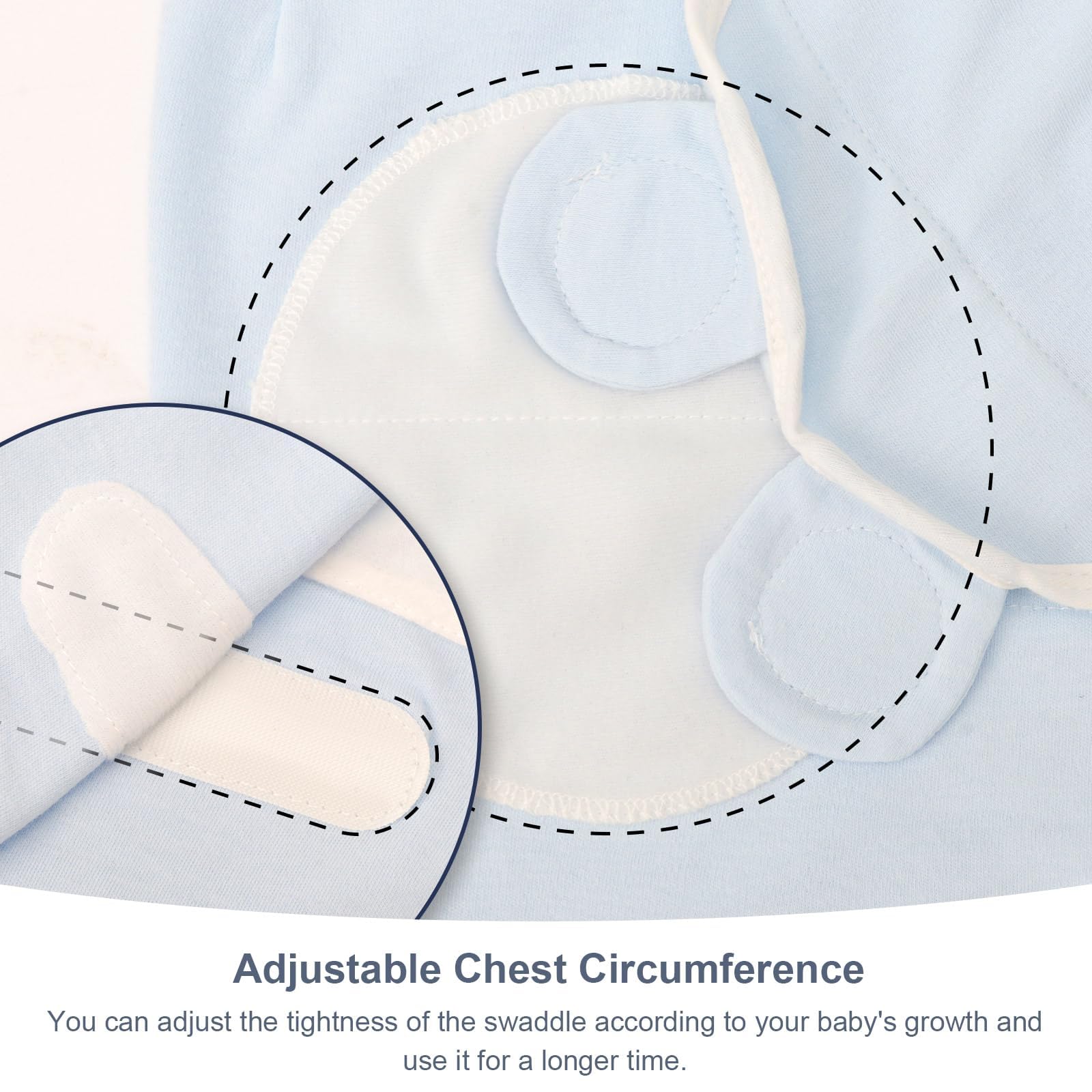 DRESHOW Recién Nacido Swaddle Manta Sombrero Set Bebé Impreso Swaddles Infantil Ajustable Sleep Sack para 0-3 Meses Niñas Niños