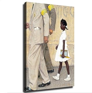 Ruby Bridges African American Girl Poster Picture HD Printing Modern Home Bedroom Wall Art Kitchen Office Decoration (08×12inch_Unframed)