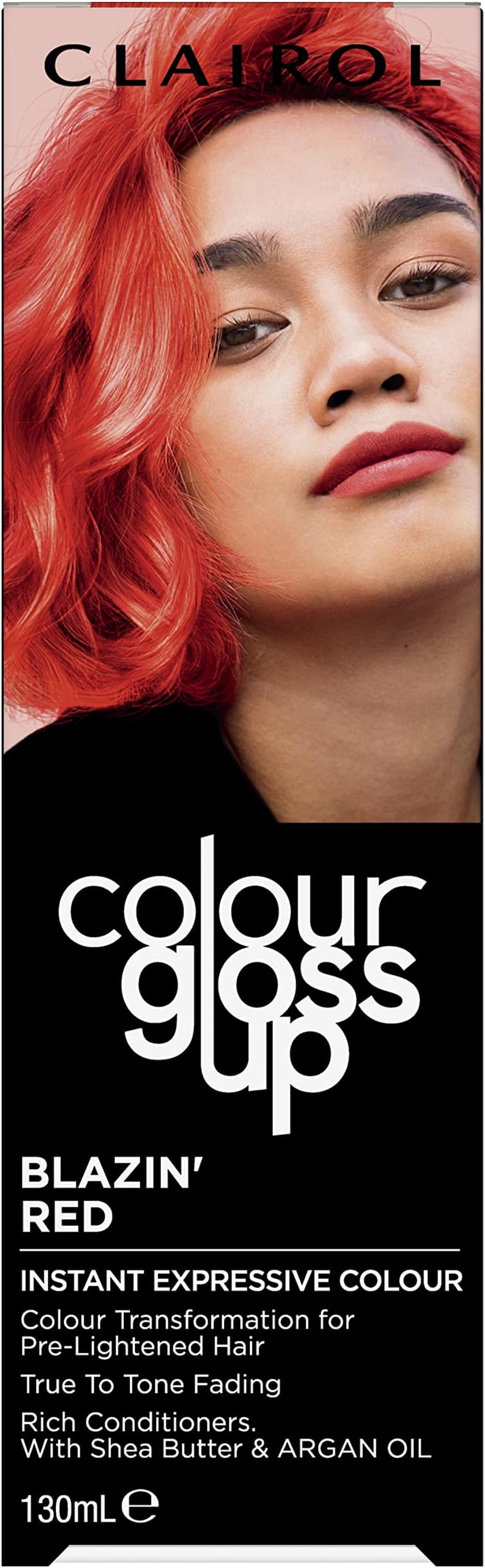 Colour Gloss Up, Temporary Colour Gloss, Blazin' Red, 130ml