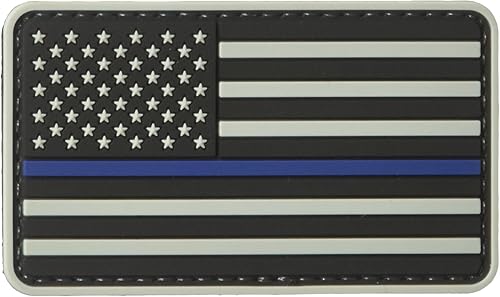5ive Star Gear - Parche de bandera de EE. UU. con rayas azules