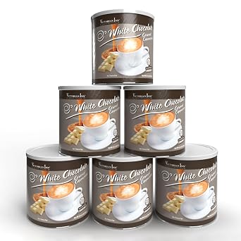 Victorian Inn Instant Cappuccino - White Chocolate Caramel Flavor - Creamy & Delightful Coffee Mix - Great Hot, Cold, or Blended - Creamy Flavor - 2 Pound Pack of 6