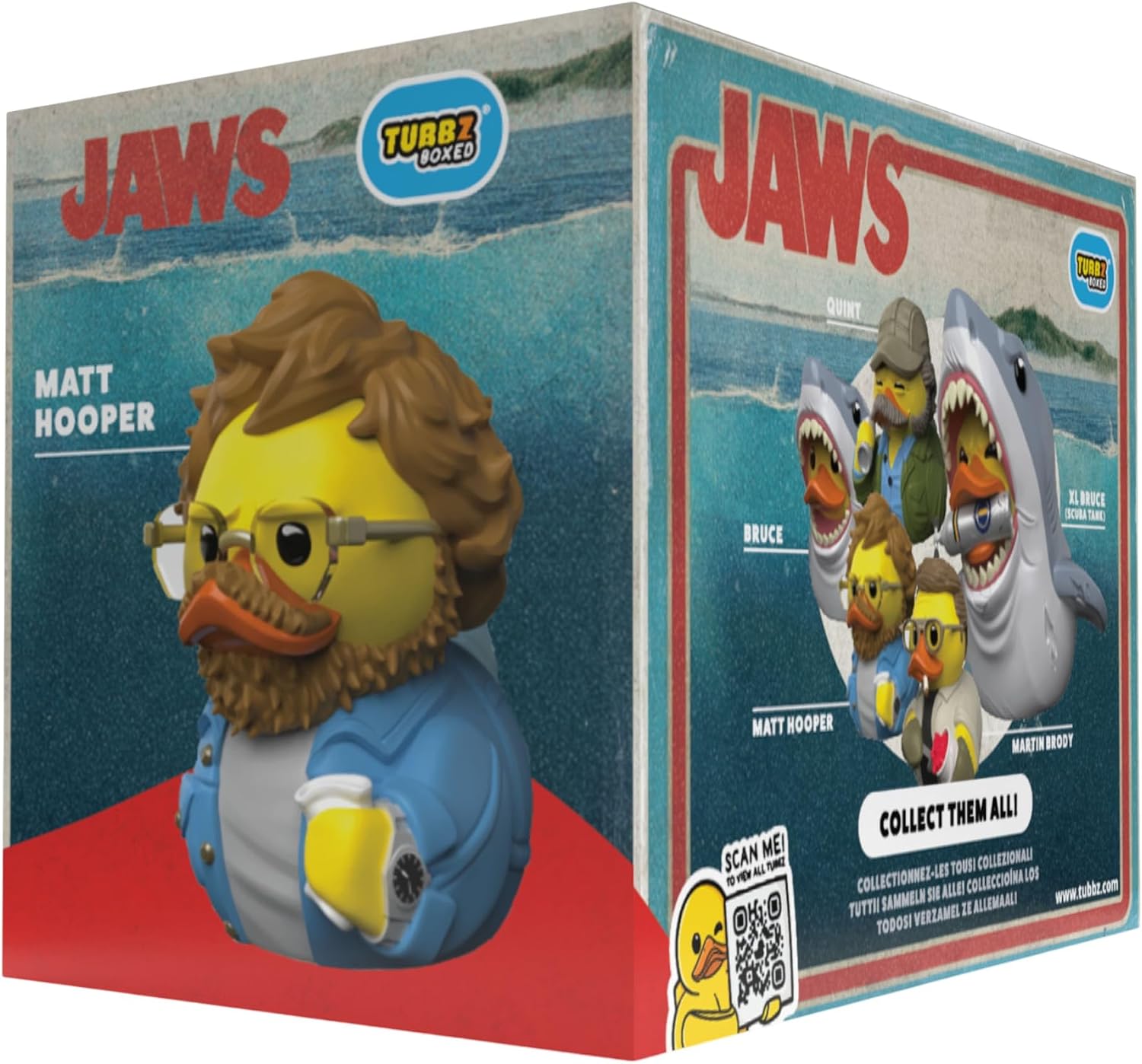 TUBBZ Boxed Edition: Jaws - Matt Hooper Cosplaying Rubber Duck Vinyl Figure