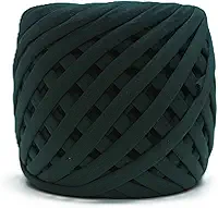 Fio de Malha Dalia Premium 500g – Espessura 33mm, Anti-Pilling, para Crochê, Tricô e Bolsas Artesanais (7007-Musgo)