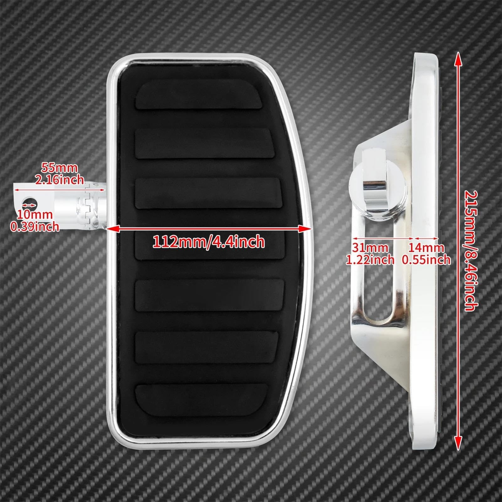 Estriberas Traseras Motocicleta Para HAR&LEY Touring Dyna Sportster 883 1200 Road Glide Estriberas Para Pasajeros Motocicleta Estriberas Traseras Pedal Reposapiés Estriberas Motocicleta