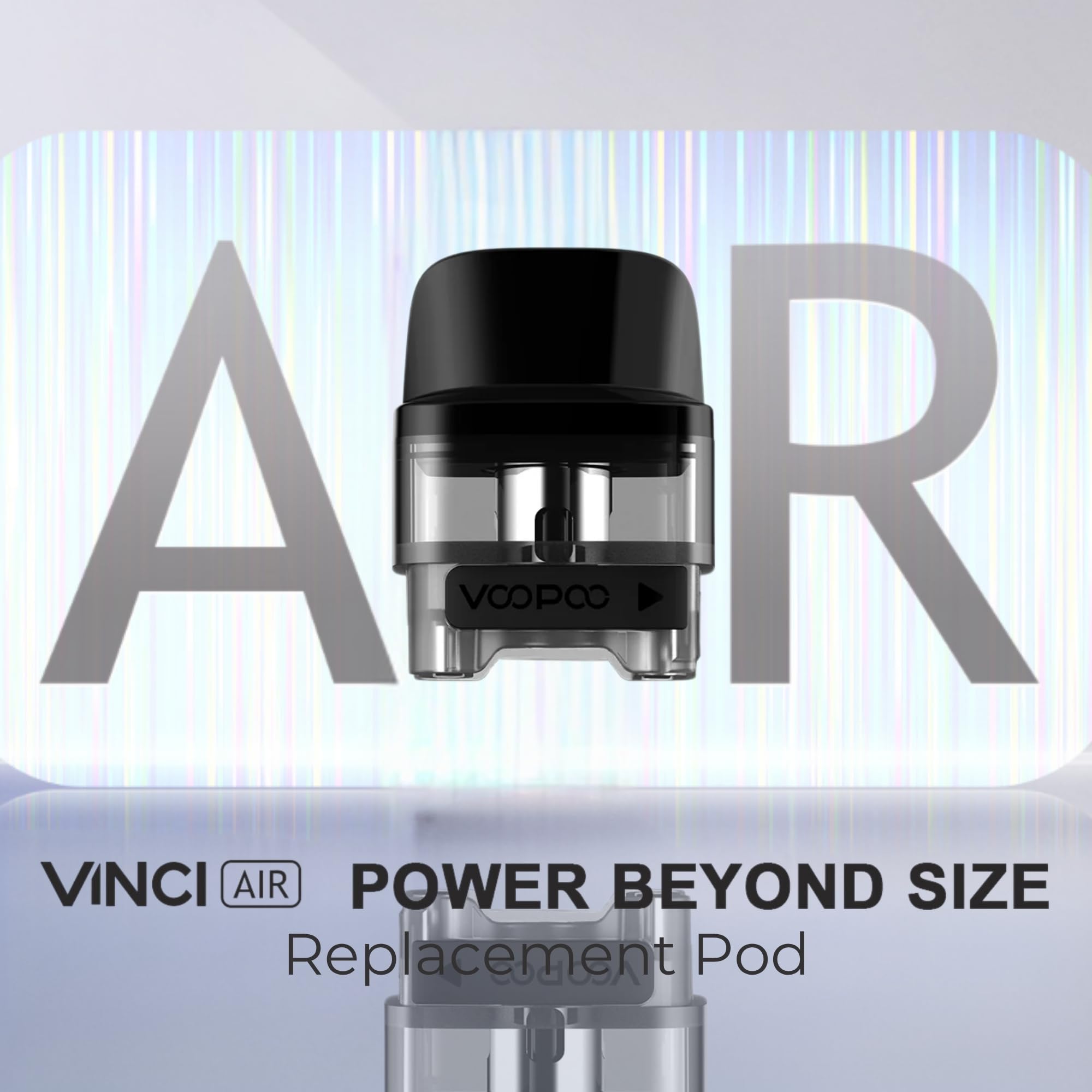 VooPoo Vinci Air Pods - for Voopoo Vinci Air Vape Kit, Using Voopoo PNP  Coils - 2 Pack - Dual Airflow, Leak Resistant, 2ml Cartridge