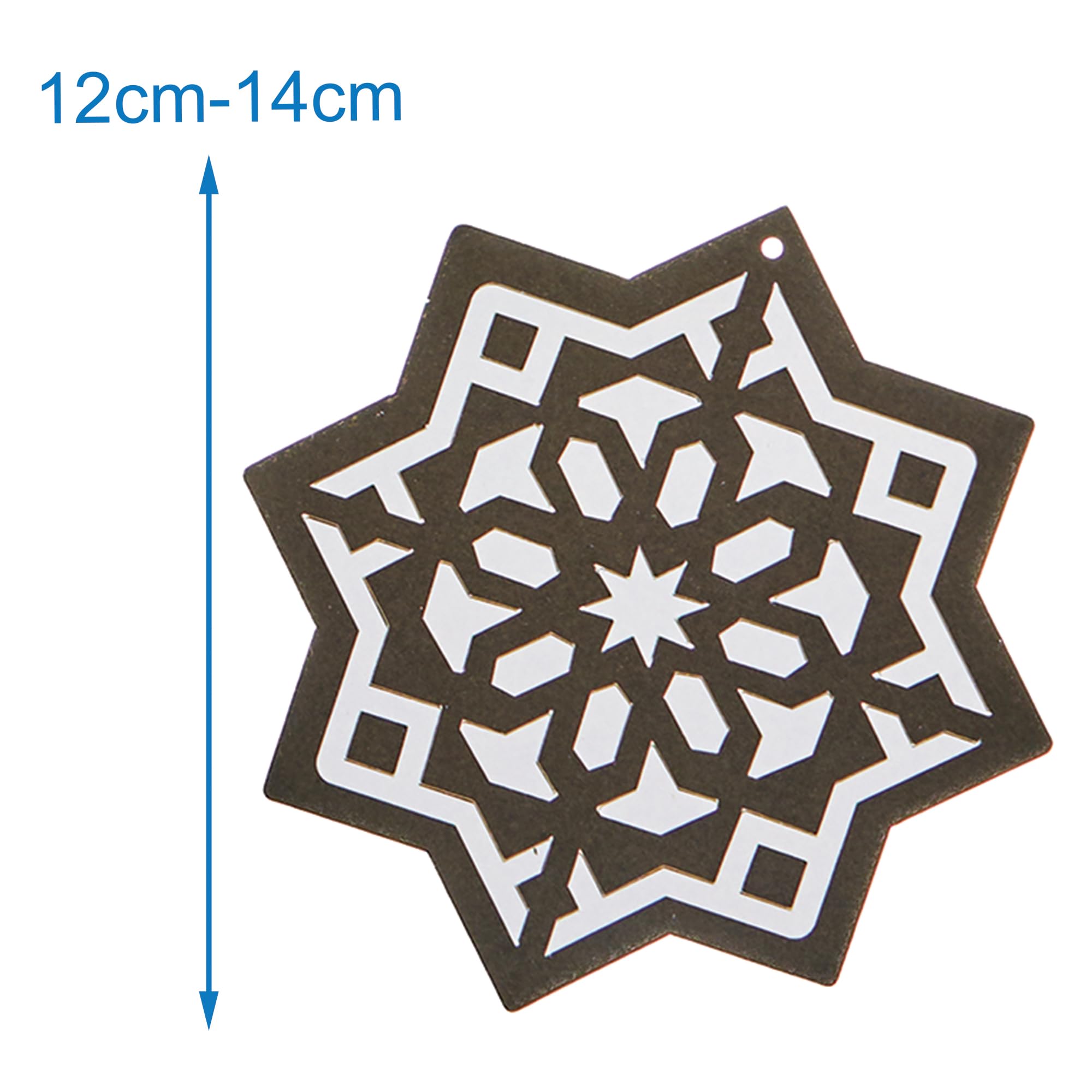 Baker Ross FN364 Ramadan Foil Art Decorations - Pack of 8, Ramadan Arts and Crafts Decorations for Kids, multicolor, 17.5 cm x 26.3 cm - Image 4