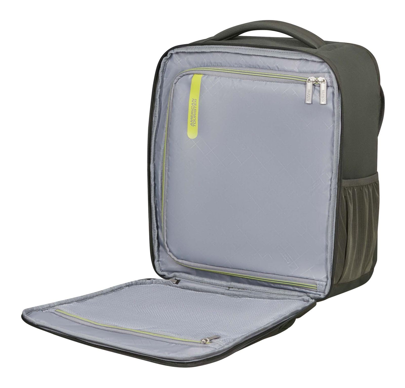 American Tourister zaino borsa da viaggio con scomparto per laptop Wanderlite Cabin Backpack 26,5L Dark Khaki verde bosco