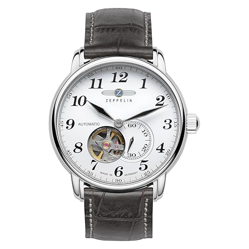 Zeppelin 7666-1 GRAF Zeppelin Casual Watch, LZ127, Brown, White