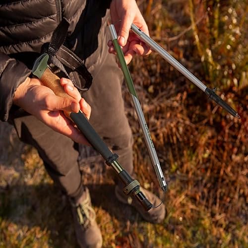 Miniatura 3 de Bastones de trekking, bastones de senderismo plegables, ligeros y compactos con altura ajustable para hombres y mujeres