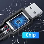 【2026 Mise à jour USB 2.0 Un homme à 2 Double USB Câble adaptateur d'extension de câble d'alimentation pour femelle Jack Y Splitter CarPlay et Android Auto)