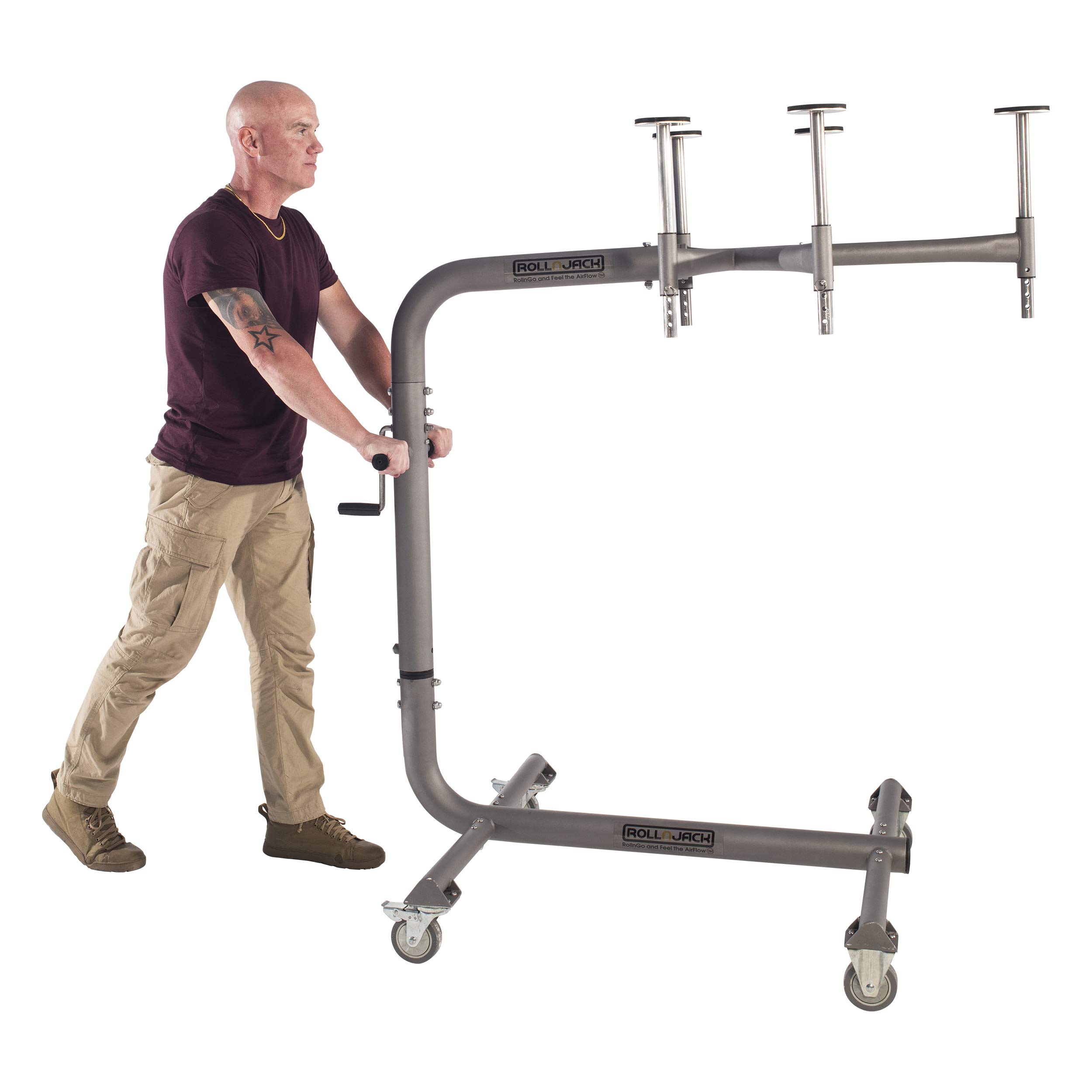 RollnJack Hard Top Removal Lift for Jeeps 2007 to Present Jeeps (JK