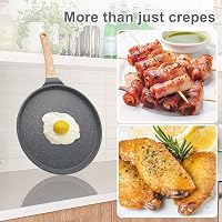Bobikuke 25 cm-es palacsintasütő indukciós, tapadásmentes bevonattal és tésztaszóróval 5