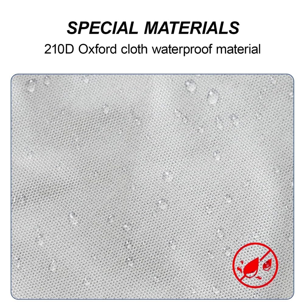 Bache Toit Caravane,Housses pour Camping-Car Et Caravane,Copertura Camper,Housse de Toit Respirante pour Caravanes Protection Solaire Protection Contre La Neige Et Le Gel,Argent,5 * 3m
