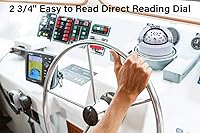 Vista 5 de Compass, Surface Mount, 2.75'' Dial, Wht.