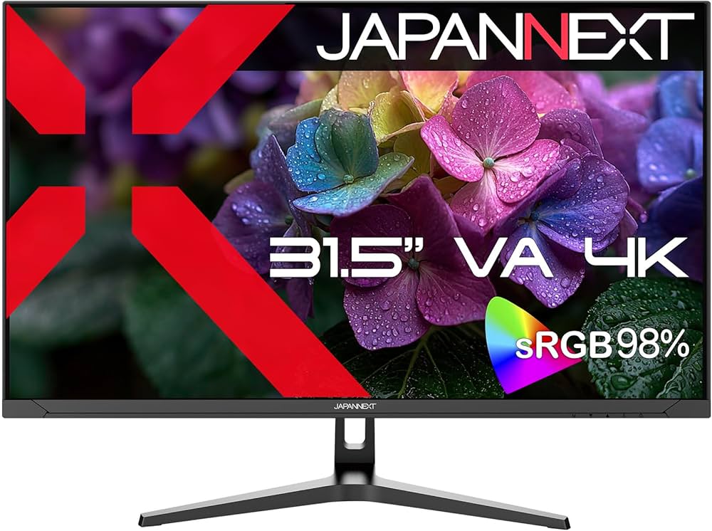 Amazon.co.jp: JAPANNEXT 31.5インチ VAパネル搭載 4K(3840x2160