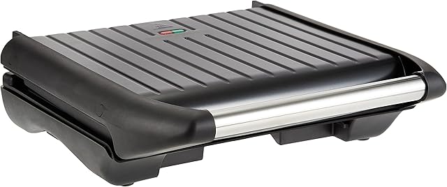 George Foreman Large Grey Steel Grill 25051