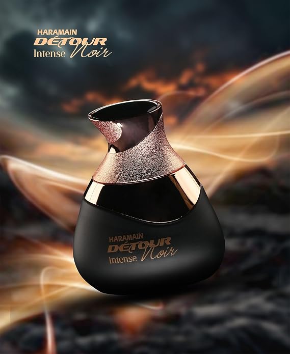 Detour Noir Intense by Al Haramain for Unisex - 3.33 oz EDP Spray