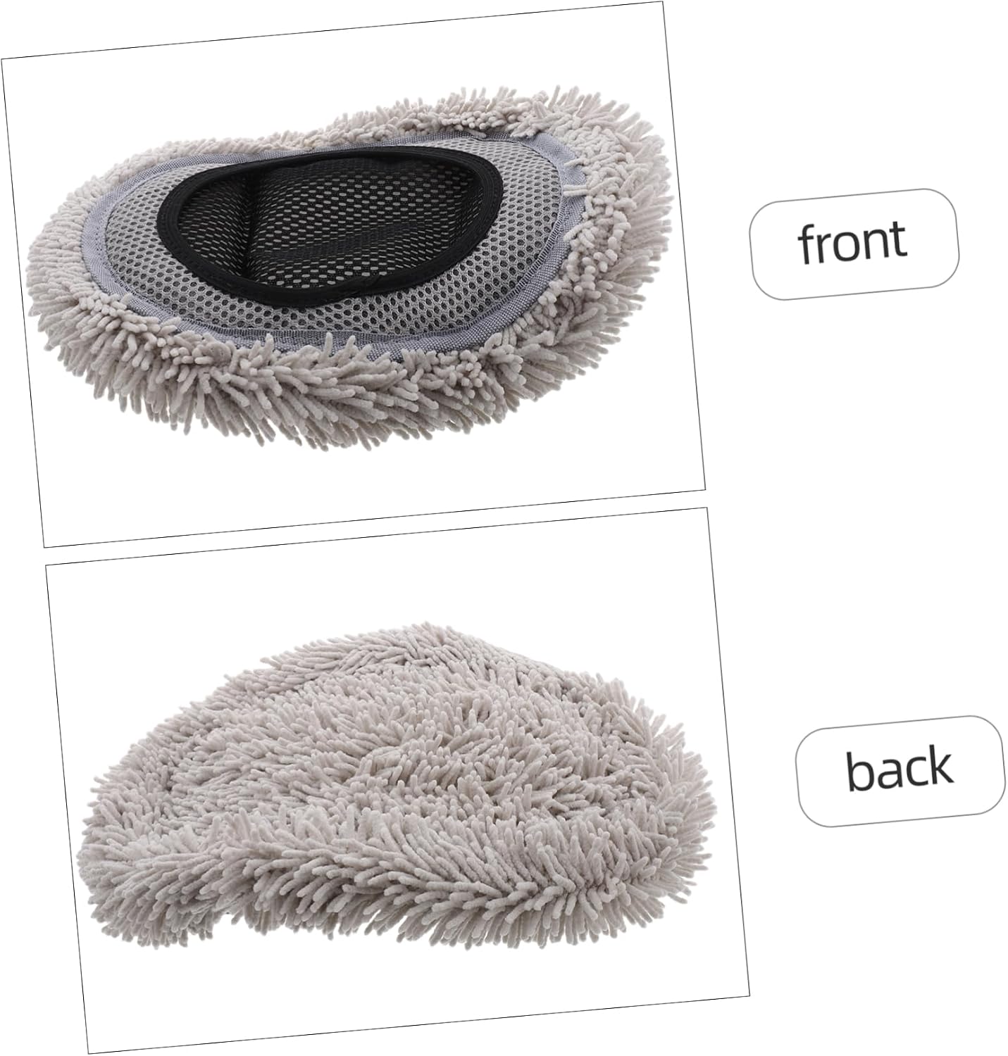 Soft Chenille Car Wash Brush Head Mop Replacement Scratch Cover Auto Cleaning Supplies Accessory
