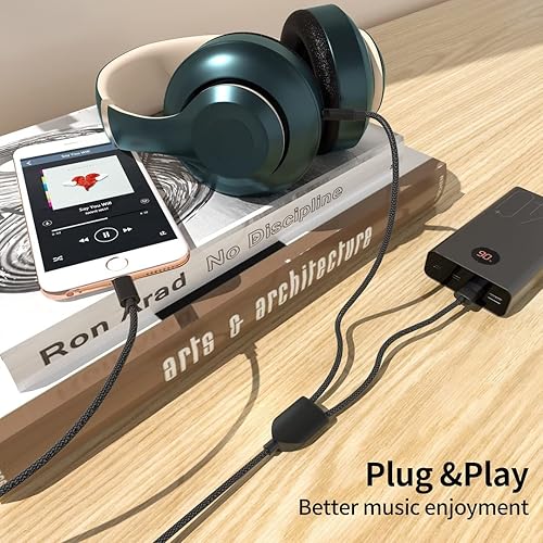 Miniatura 10 de [Actualizado] Cable auxiliar para iPhone, cable auxiliar Lightning a 0.138 in, cable de carga de audio 2 en 1, compatible con iPhone 14, 13, 12, 11