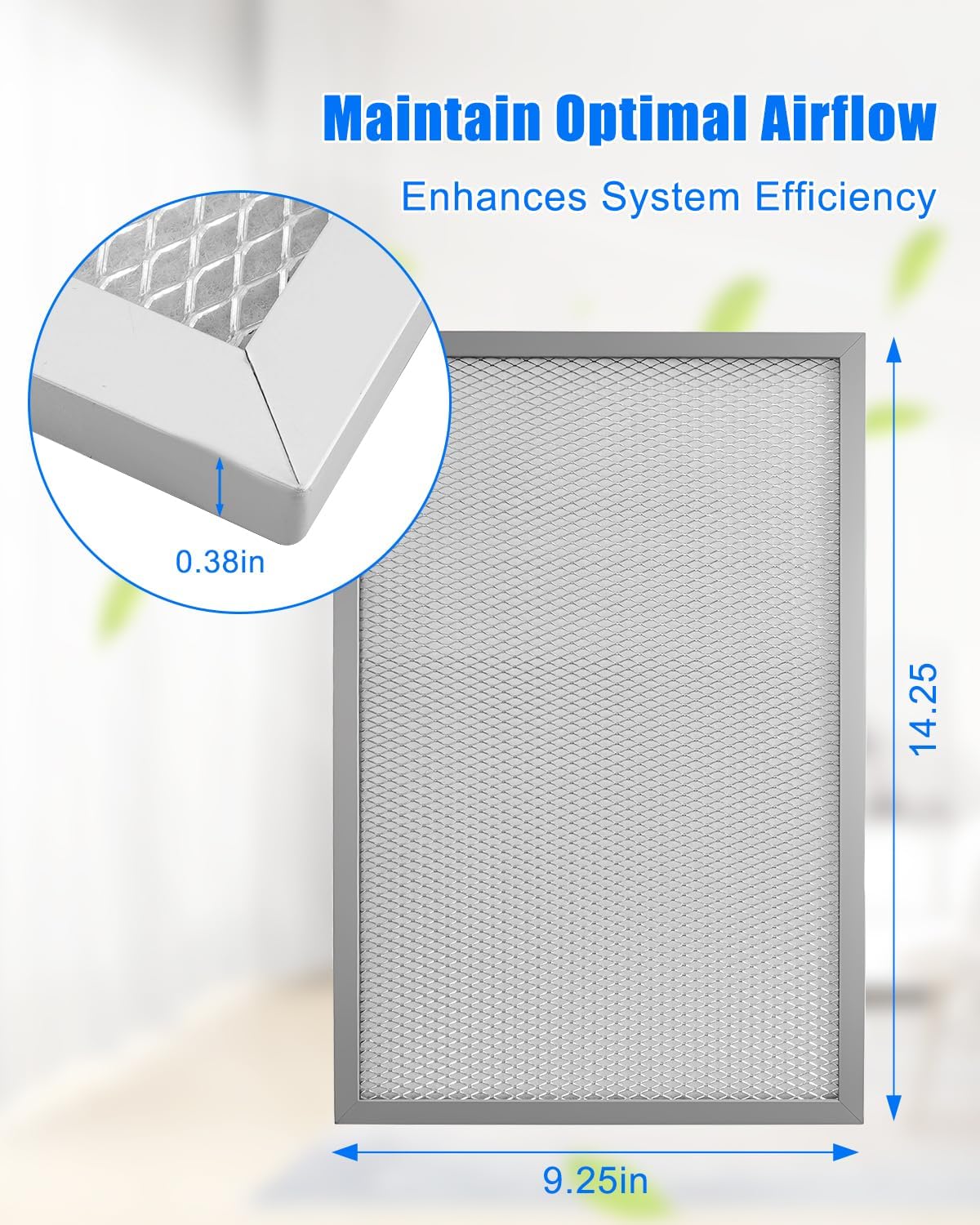 SV18205 Filter Kit Replacement Compatible with HRV 90H-V ECM HRV, E15 ECM HRV, EKO HRV 1.5, HRV160 ECM Systems, 9.25 x 14.25 x 0.38 Inch, 2-Pack