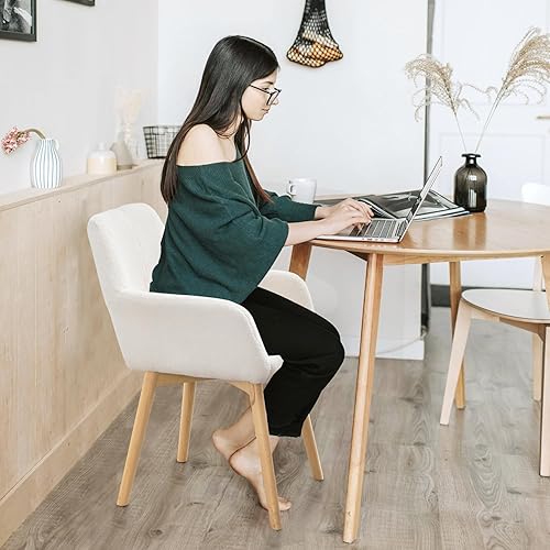 Miniatura 2 de Juego de 4, 2 y 6 sillas modernas, cómodas, decorativas, tapizadas en tela para cocina, comedor, sala, dormitorios, sala de espera, de escritorio