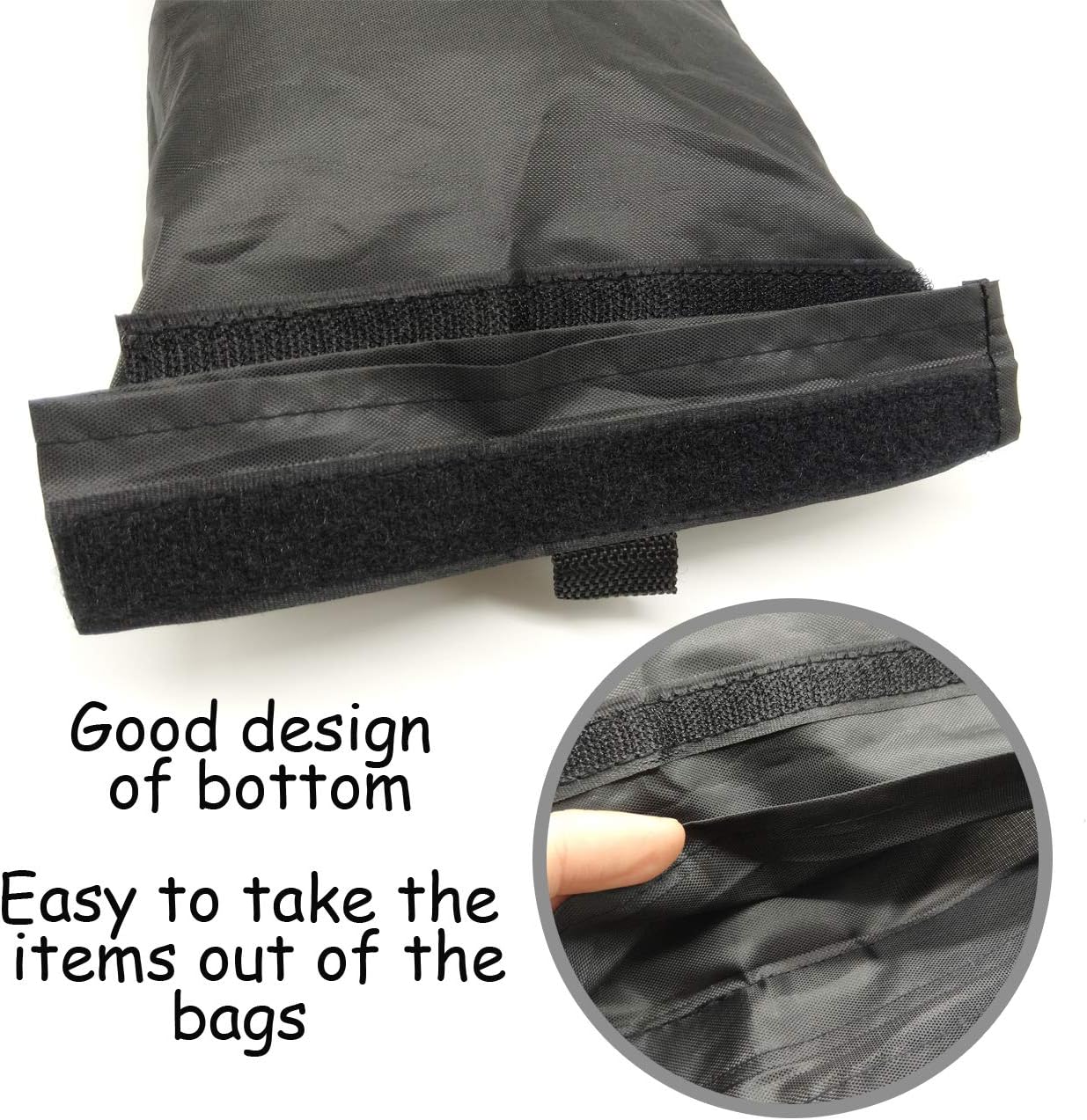 TIHOOD 3PCS trash bags, hanging Detachable garbage bag for Back Seat for Outdoor Traveling Home Use Car Storage Bags