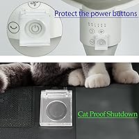 Vista 4 de Cubierta para interruptor de botón de 0.630 in, seguridad transparente, protector de tapa de interruptor de botón de encendido, para orificio