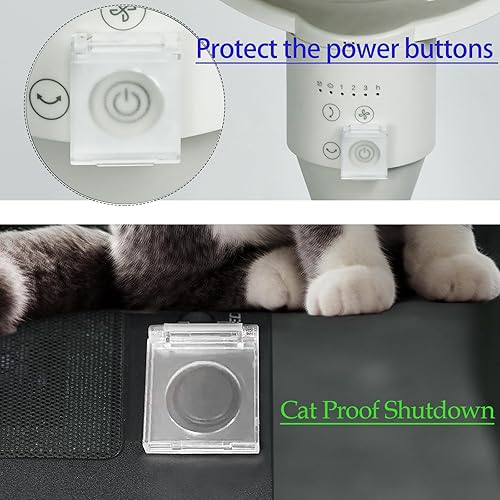 Miniatura 4 de 3 tapas de interruptor de botón de 0.748 in, almohadilla de luz de arte de diamante, cubierta protectora de botón táctil para almohadilla de luz,