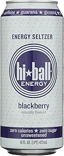 Hiball Energy Blackberry Energy Seltzer, 16 Fz