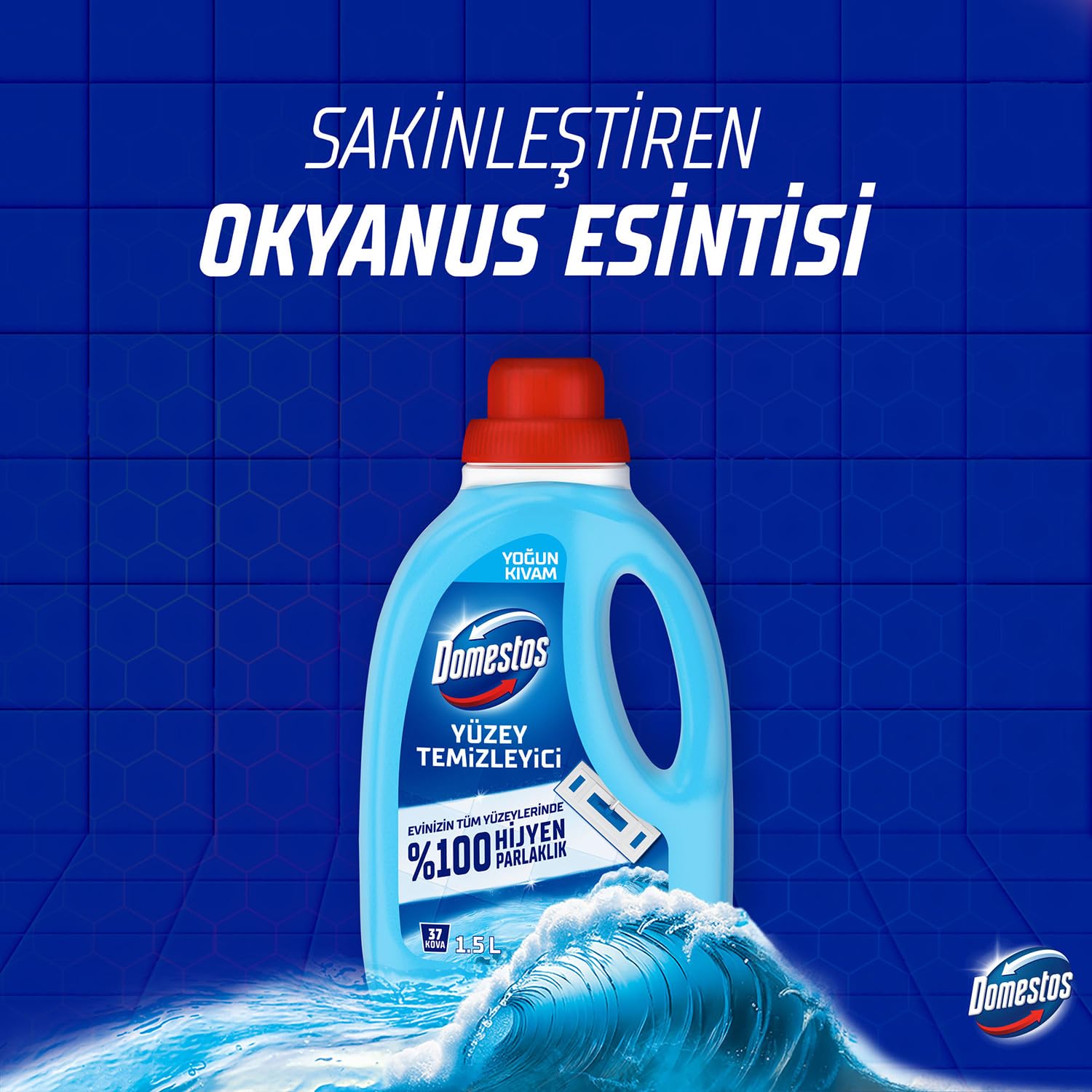 Domestos Yüzey Temizleyici Yoğun Kıvam Okyanus 1500 ml