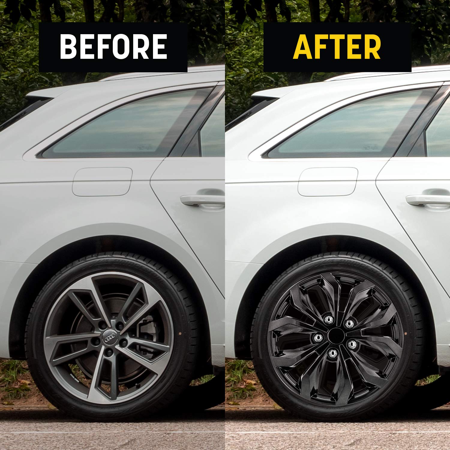 Buy Pilot Automotive Wh55516GmB Fit Spyder Wheel Cover, 16Inch