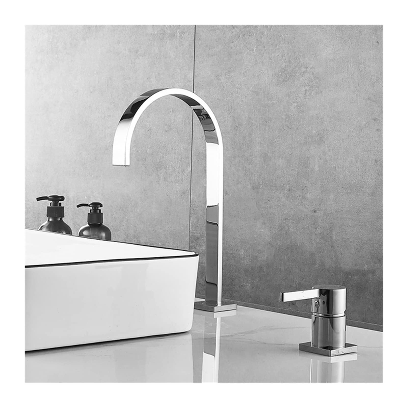 Robinet salle de bain 360 rotation pour laver facilement une grande vasque