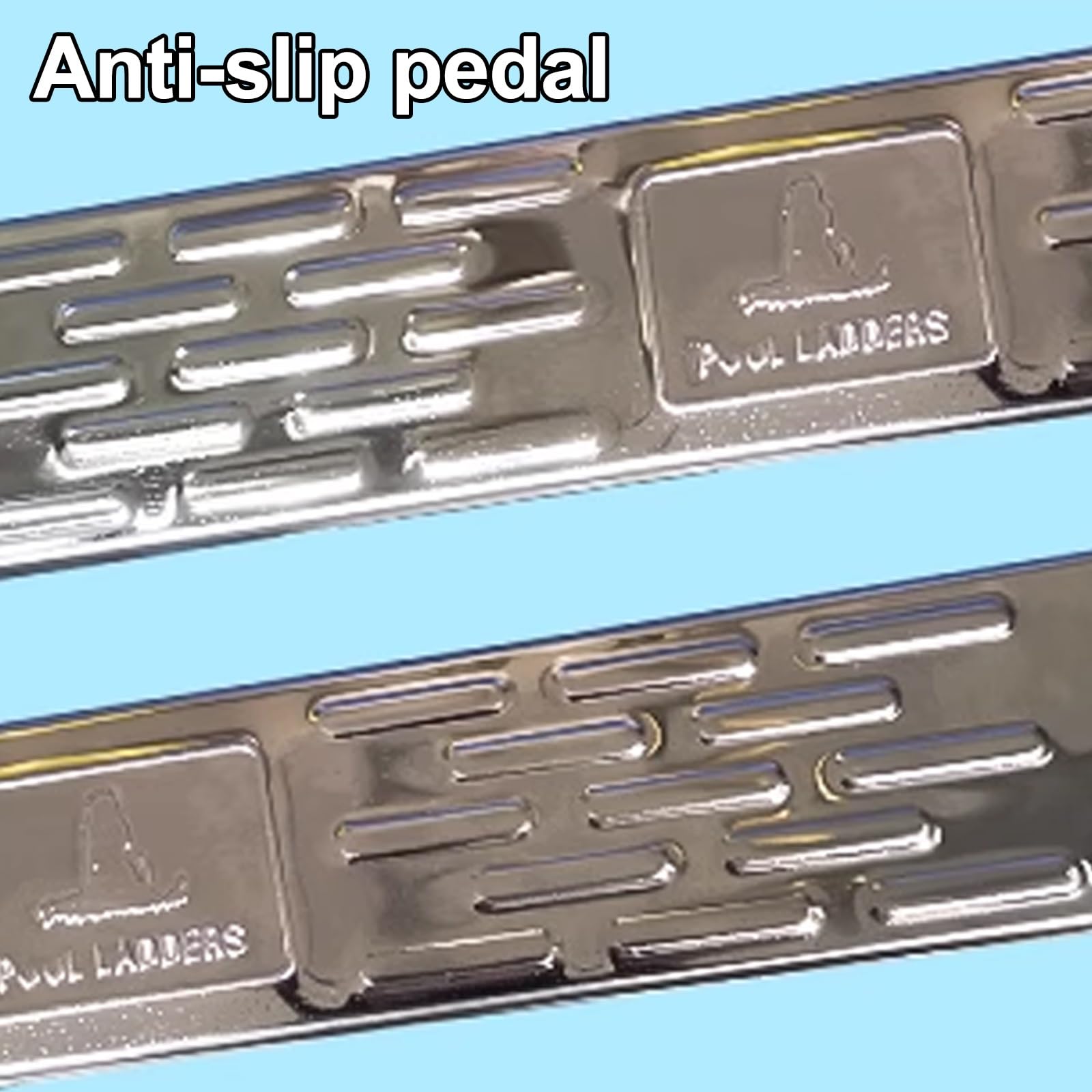 Échelle pour Piscine Hors-Sol ou Enterrée – Acier Inoxydable 304 Marches Antidérapantes, Échelle de Sécurité pour Piscine pour Piscine, Bateau