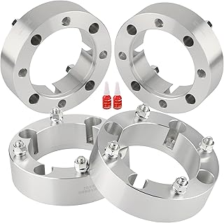 4x156mm ATV Wheel Spacers for Polaris 2014+ RZR XP 1000 | 2015+ RZR | 2013+ Ranger with 12x1.5 Studs, 2 inch Wheel Spacers 4x156 with 12x1.5 Studs & 131mm Center Bore