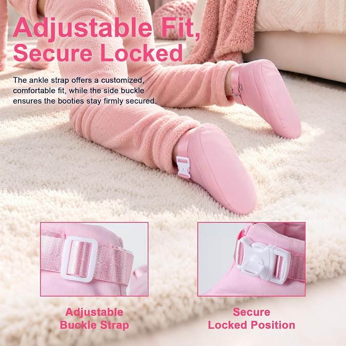 Littleforbig Cotton Forced Regression Crawling Trainer Locking Booties