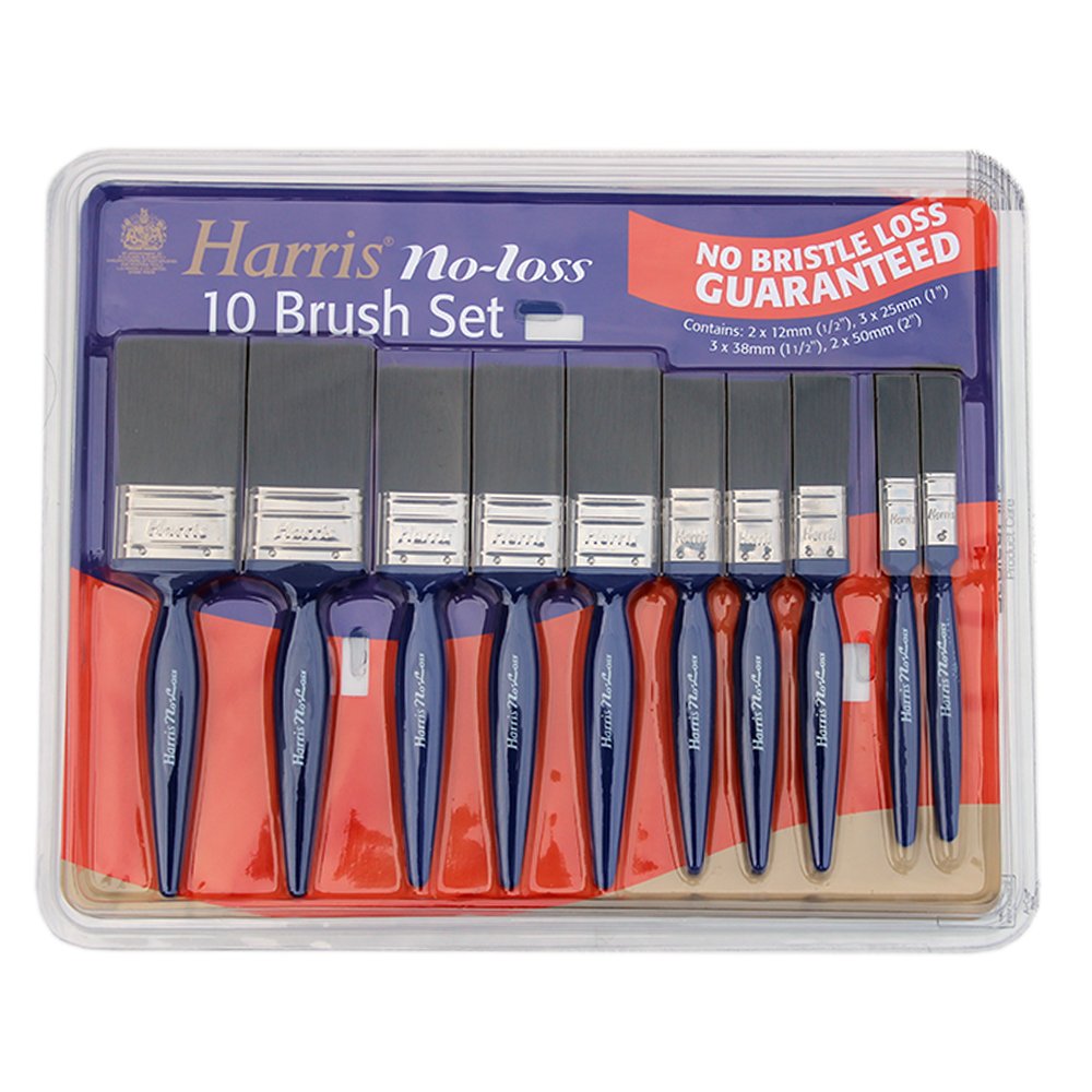 HARRISNO LOSS 10 PIECE PAINT BRUSH SET