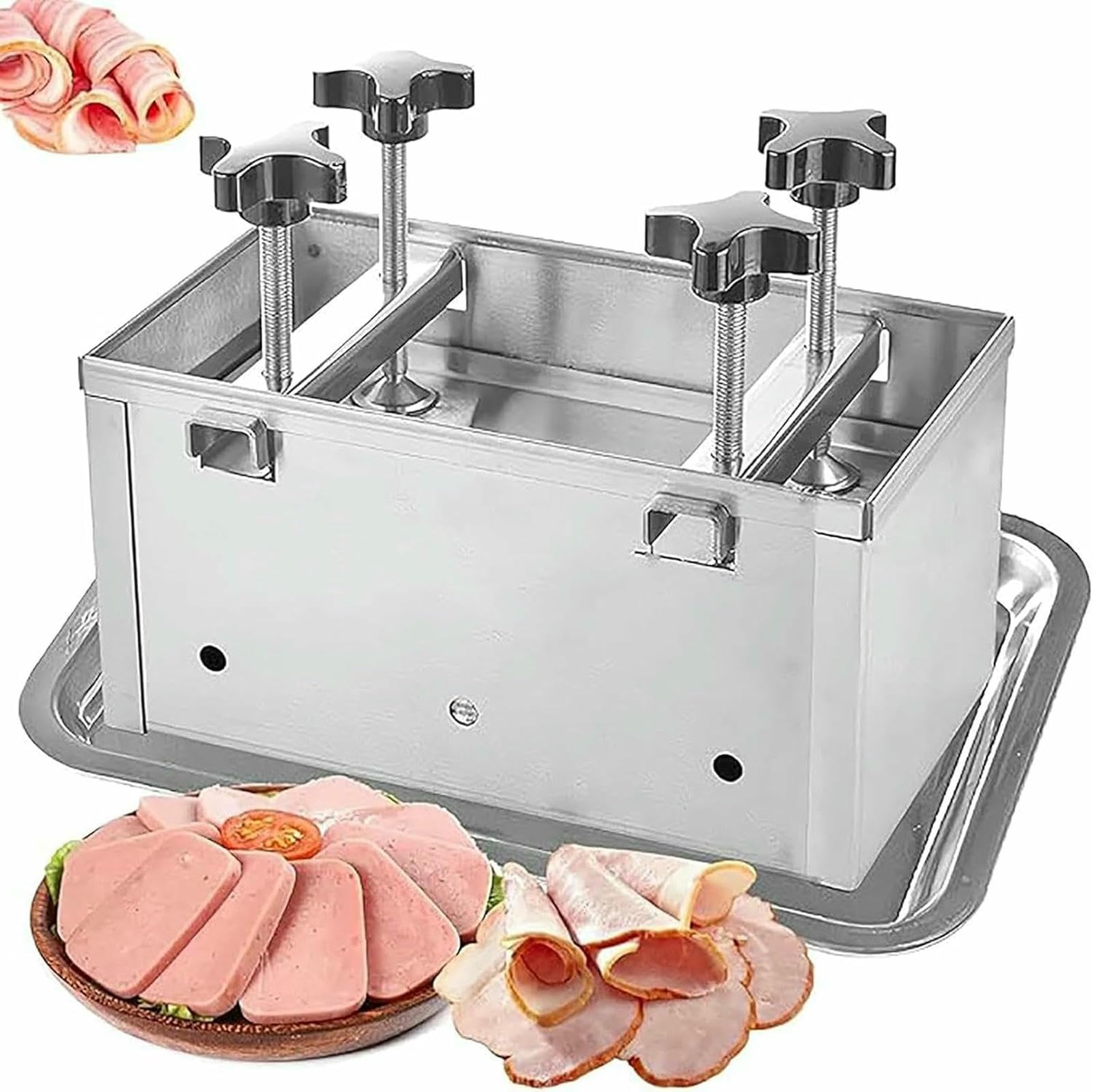 Stampo per Pressa di Carne in Acciaio Inossidabile, Produttore di Tortine di Hamburger, per Hamburger Ripieno Barbecue Grigliare