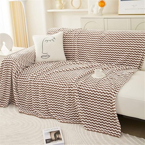 Miniatura 4 de Funda de felpa para muebles de varios tamaños, funda protectora antideslizante para muebles de mascotas, estilo pastoreo, funda protectora para sofá