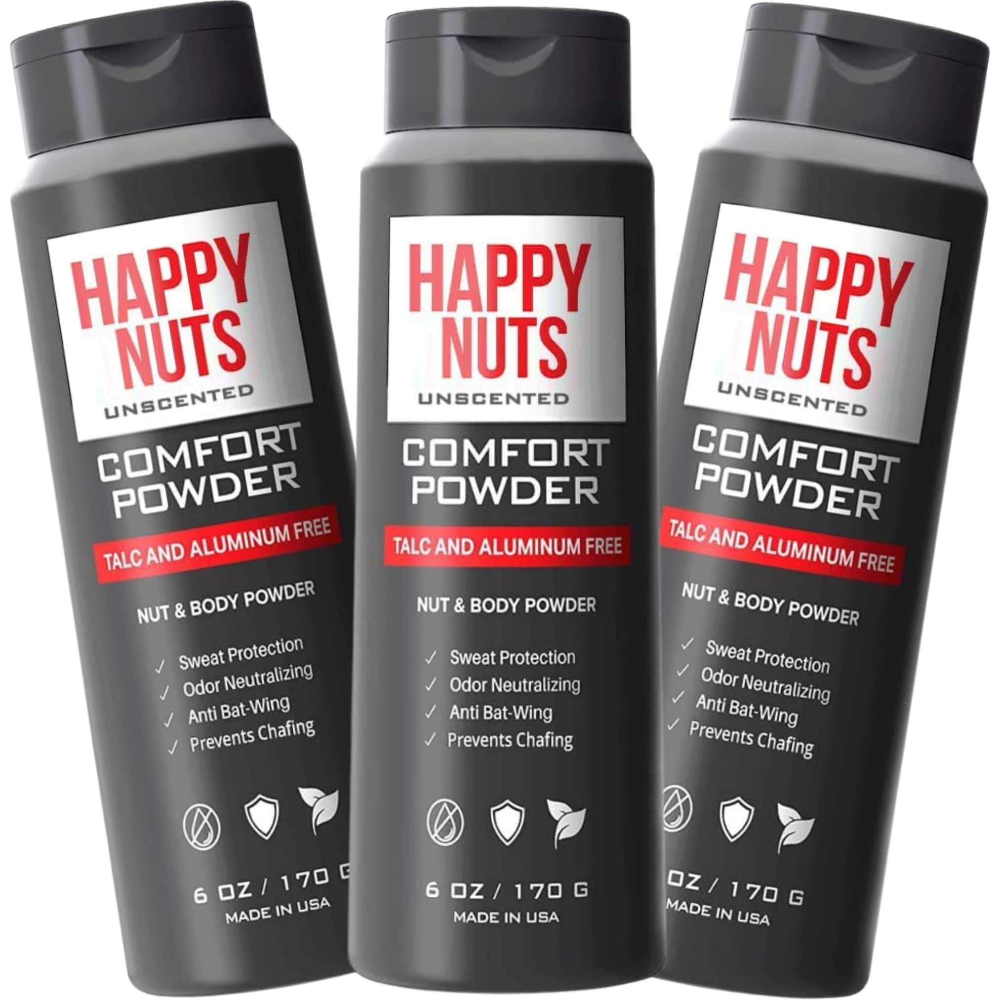 HAPPY NUTS Comfort Powder Anti Chafing & Deodorant