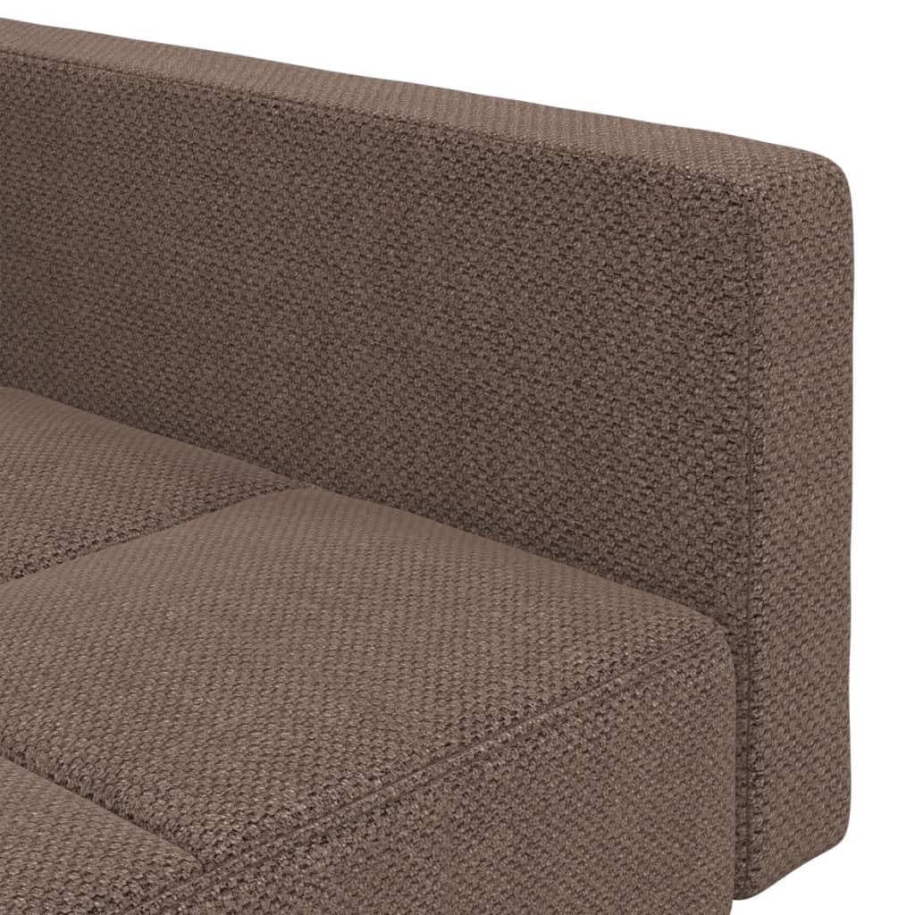 Sofá cama de 2 plazas con función de sueño, sofá plegable con 2 cojines, tela topo, marco de madera estable, cama de invitados 2 en 1 para sala de estar y habitación de invitados, 220 x 84,5