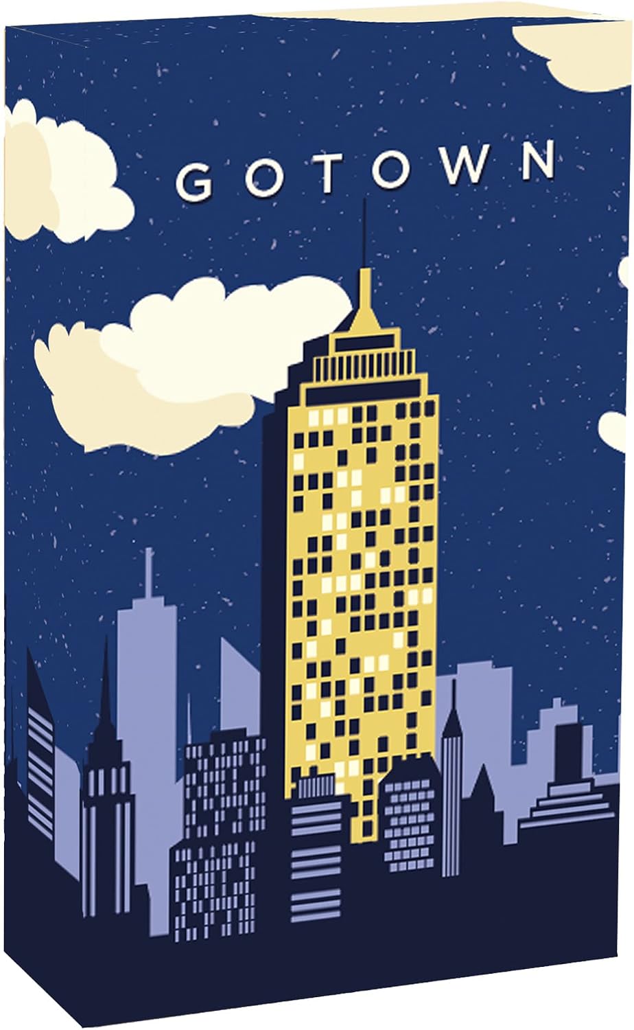 Go Town Card Game - Build Skyscrapers and Outsmart Your Rivals! Clever Strategy Game, Fun Family Game for Kids & Adults, Ages 6+, 2-4 Players, 20 Minute Playtime, Made by Helvetiq