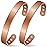 Copper Bracelets for Women & Men: Magnetic Bracelets with 8 Magnets, 3500 Gauss, 100% Pure Copper